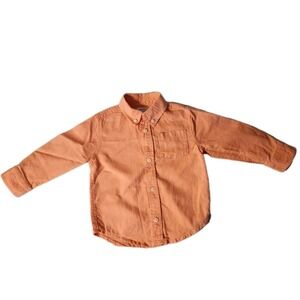 Gymboree Toddler Boys 2T 2017 LS Melon Button Down‎ "Dressed By Gymboree"